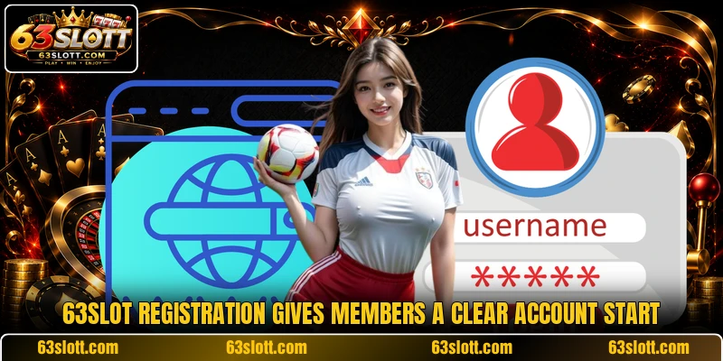 63SLOT registration gives members a clear account start