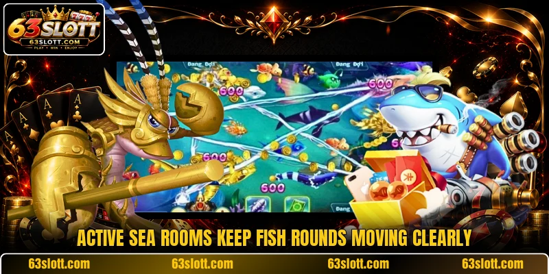 Active sea rooms keep Fish rounds moving clearly