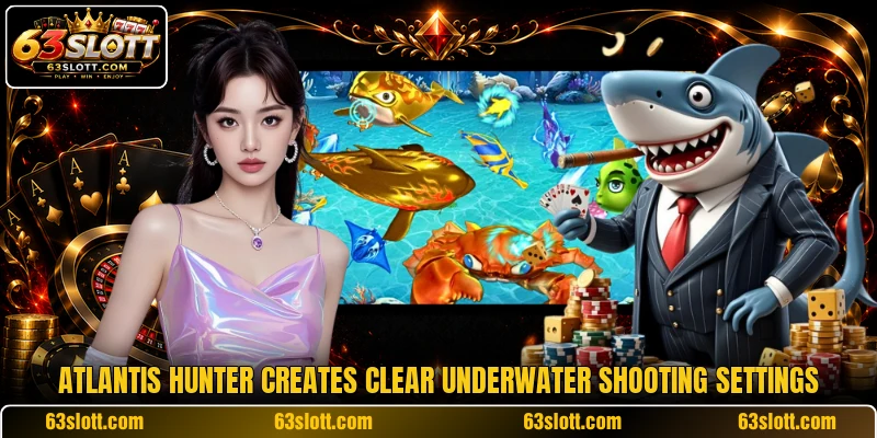 Atlantis Hunter creates clear underwater shooting settings Atlantis Hunter creates clear underwater shooting settings