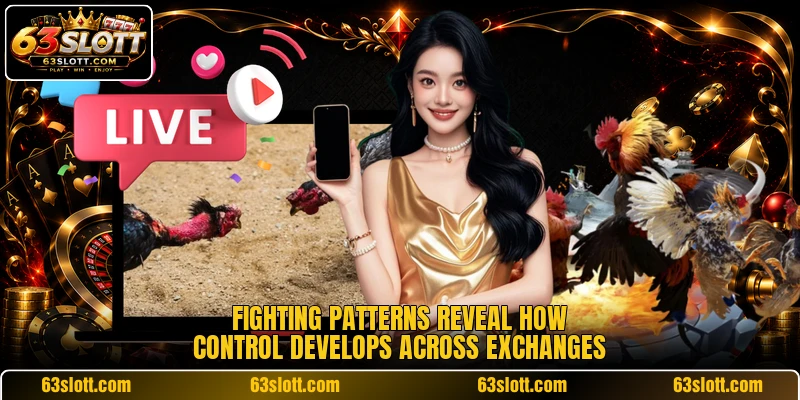Fighting patterns reveal how control develops across exchanges Fighting patterns reveal how control develops across exchanges