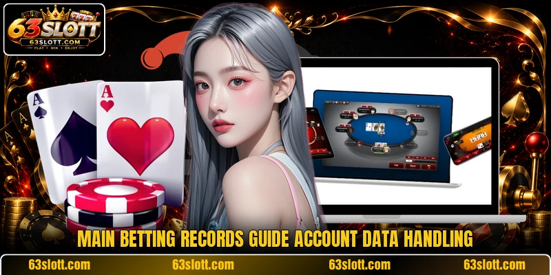Main betting records guide account data handling