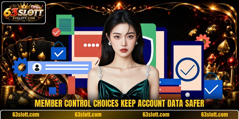 Member control choices keep account data safer