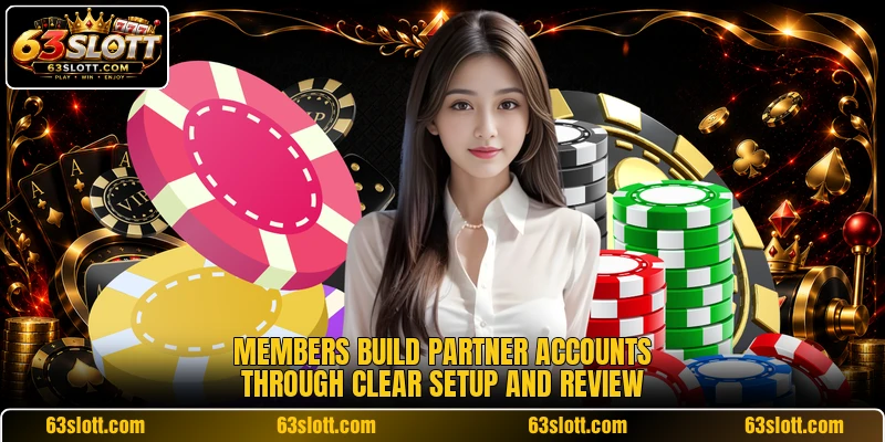 Members build partner accounts through clear setup and review
