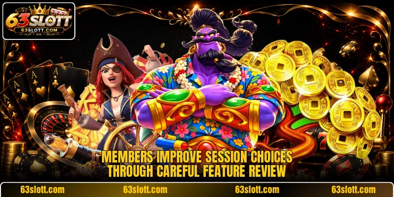 Members improve session choices through careful feature review Members improve session choices through careful feature review
