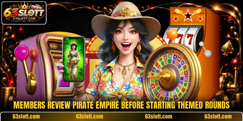 Members review Pirate Empire before starting themed rounds