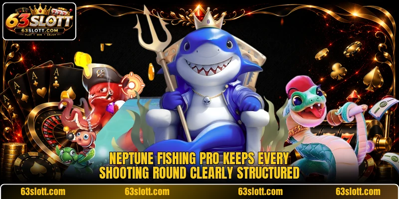 Neptune Fishing Pro keeps every shooting round clearly structured