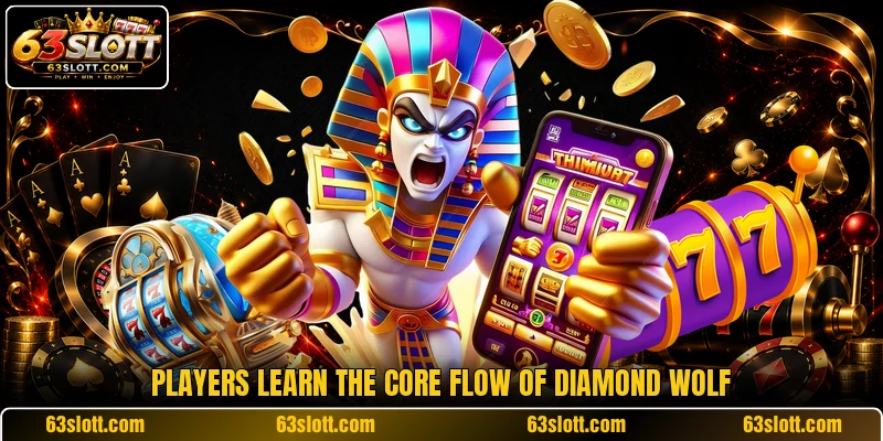 Players learn the core flow of Diamond Wolf
