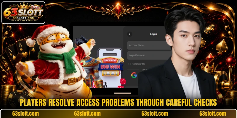 Players resolve access problems through careful checks