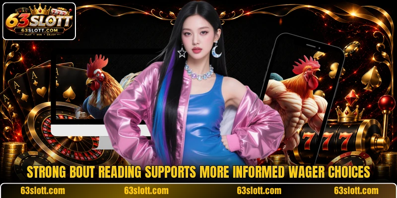 Strong bout reading supports more informed wager choices